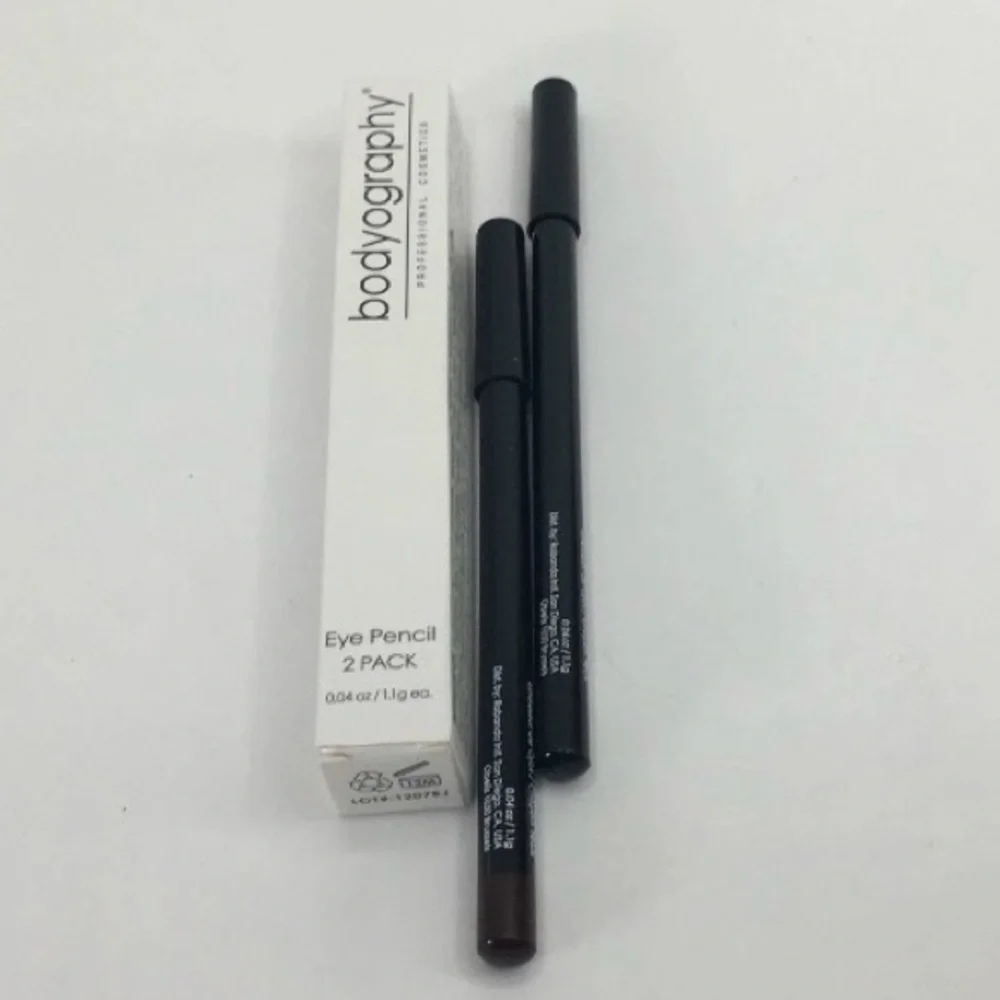 Bodyography New Eye‎ Pencil Duo Colors Onyx and Black Walnut Brown MSRP $16
